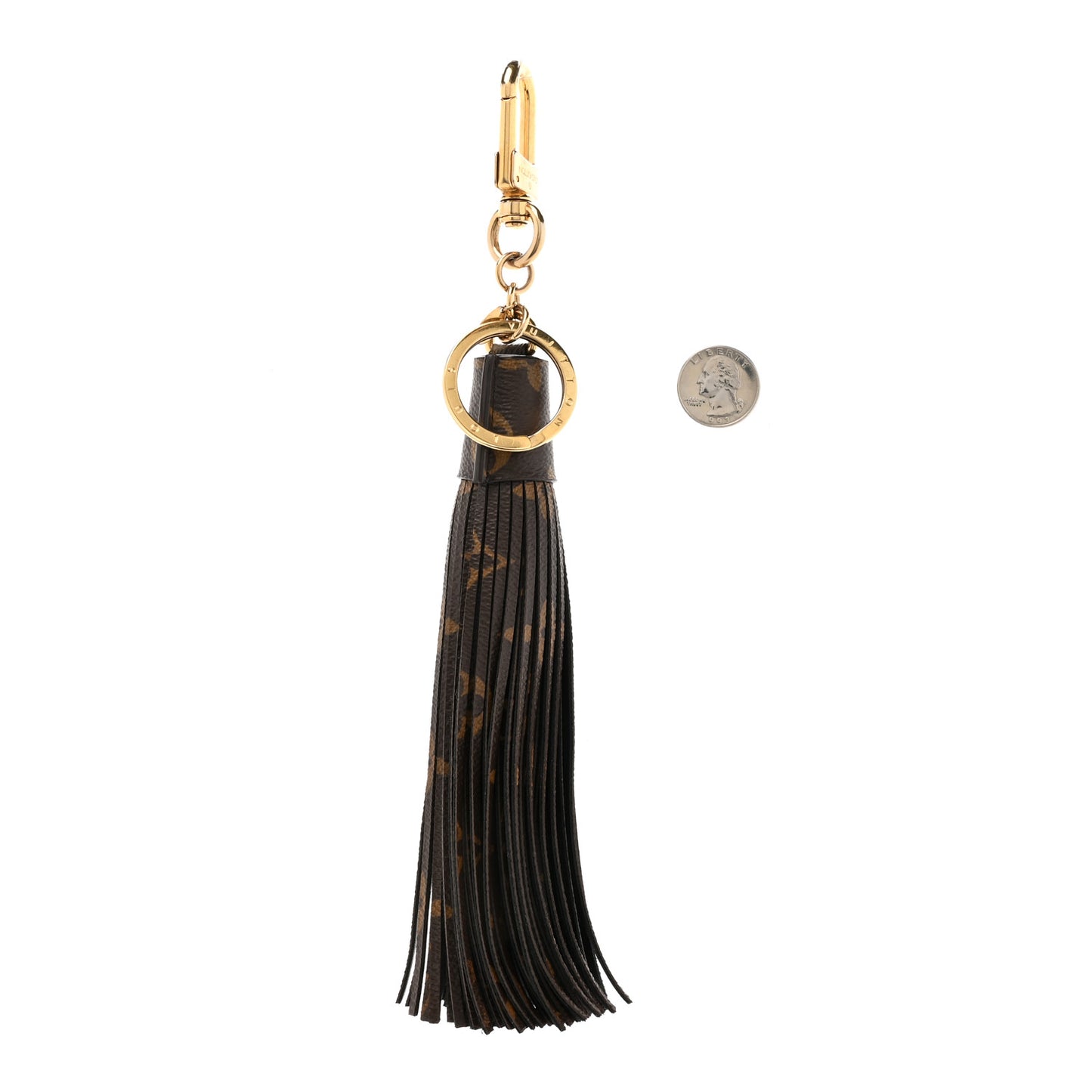 Monogram Tassel Bag Charm