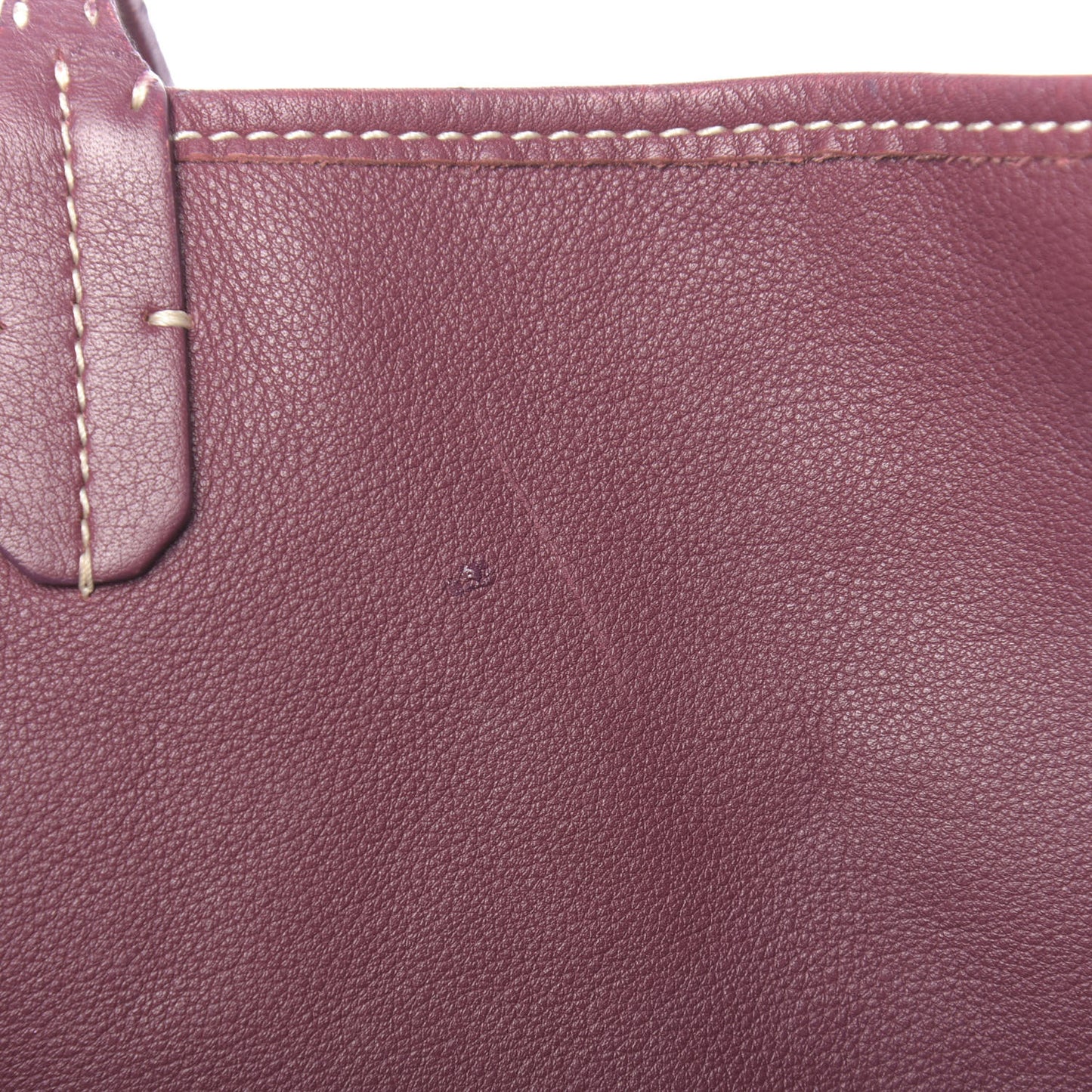 Goyardine Reversible Anjou PM Burgundy