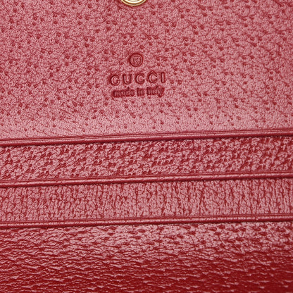 Gucci GG Supreme Monogram Queen Margaret Card Case Red 6 of 7