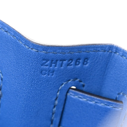 Hermes Toile Swift Kelly Sellier 28 Ecru Bleu France 7 of 11