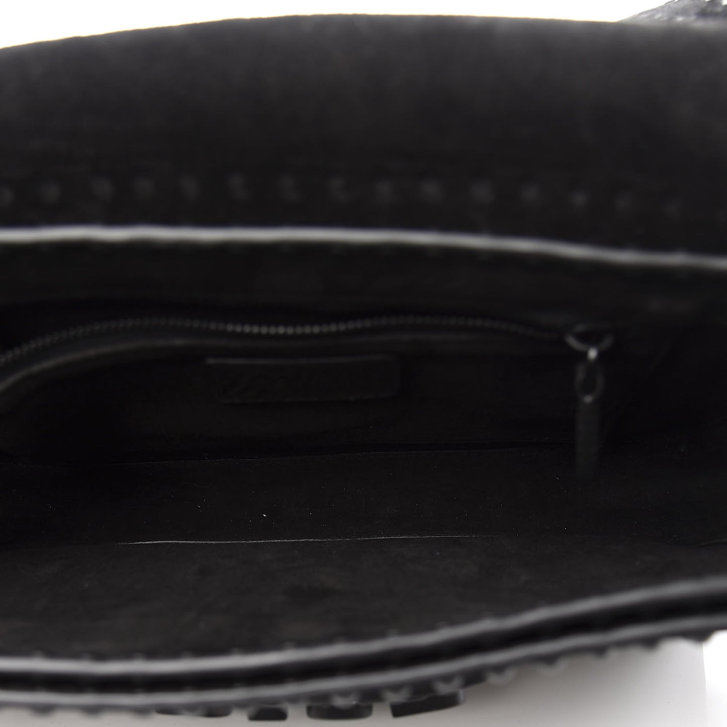 Calfskin Studded Dio(r)evolution Flap Bag Black