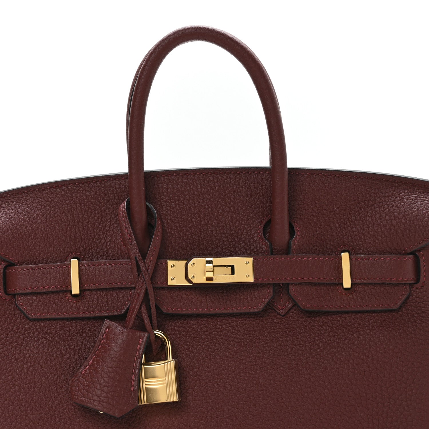 Hermes Togo Birkin 25 Rouge H 13 of 19