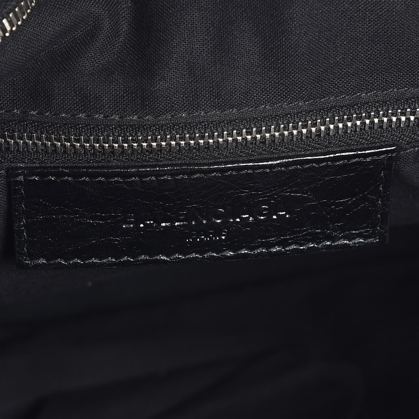 Agneau Classic Silver Hardware Town Black
