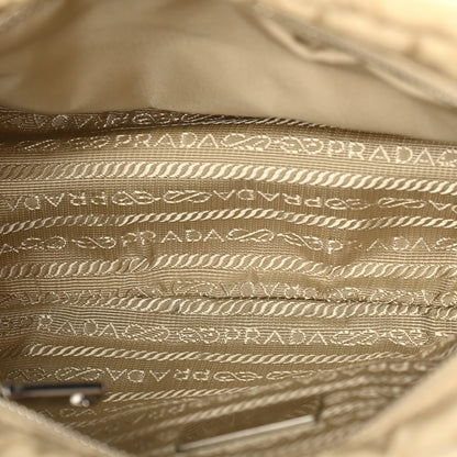 Prada Re-Nylon Quilted Padded Flap Shoulder Bag Deserto 9 of 19