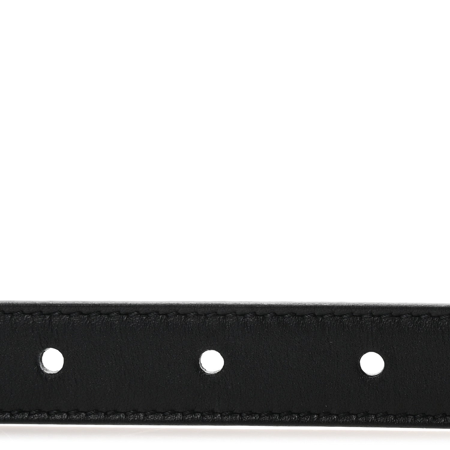 Gucci Calfskin Double G 20mm Belt 75 30 Black 4 of 6