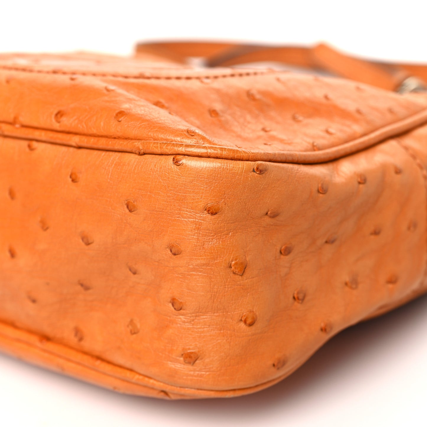Ostrich Small Soho Disco Bag Orange