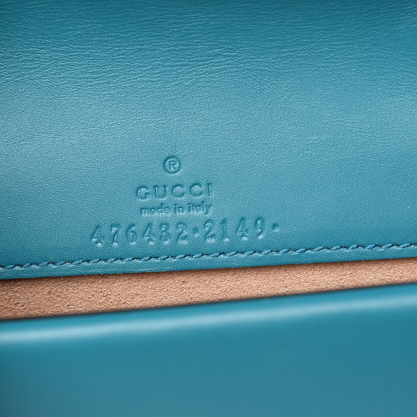 Velvet Super Mini Dionysus Shoulder Bag Pavone Cyan