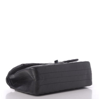 Chanel Aged Calfskin Chevron Quilted 2.55 Reissue 225 Flap So Black 5 of 12