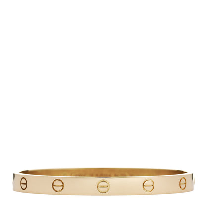 Cartier 18K Yellow Gold LOVE Bracelet 18 2 of 9