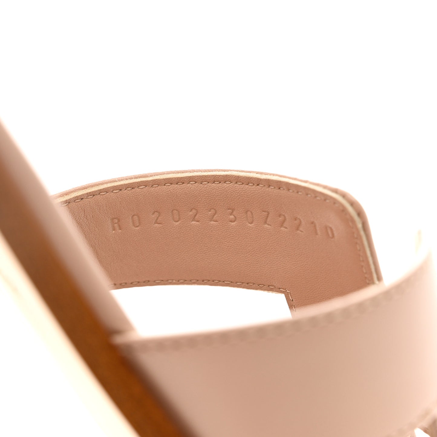 Box Calfskin Oran Sandals 39.5 Bois De Santal