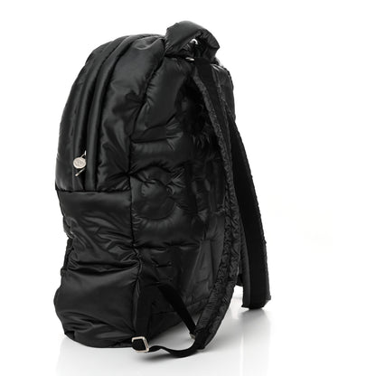 Chanel Nylon Embossed Doudoune Backpack Grey 3 of 16