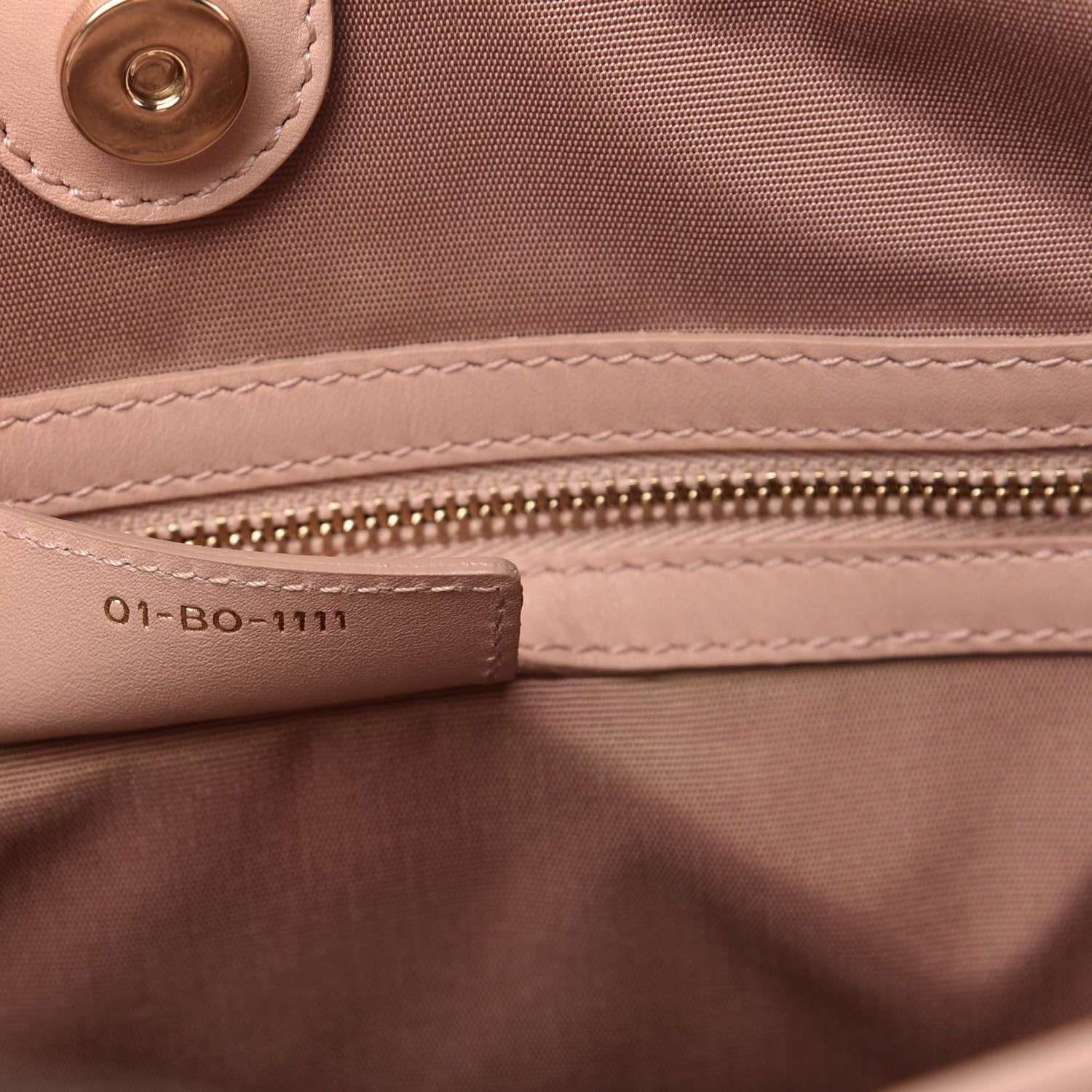 Christian Dior Coated Canvas Cannage Mini Panarea Tote Light Pink 9 of 10