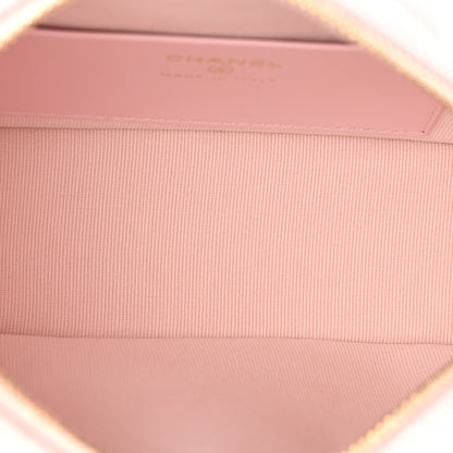 Chanel Caviar Quilted Hobo Clutch With Chain Light Pink 11 of 28