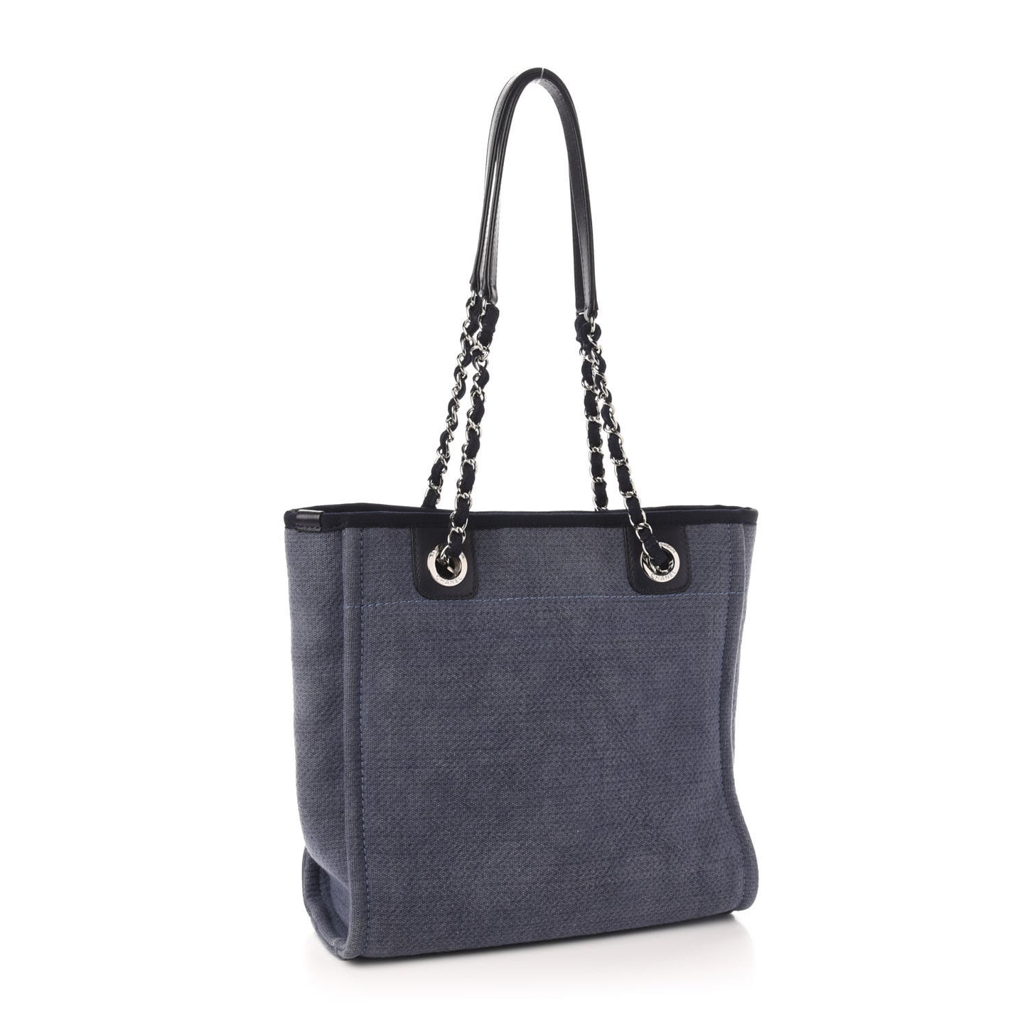 Canvas Mini Deauville Tote Denim Blue