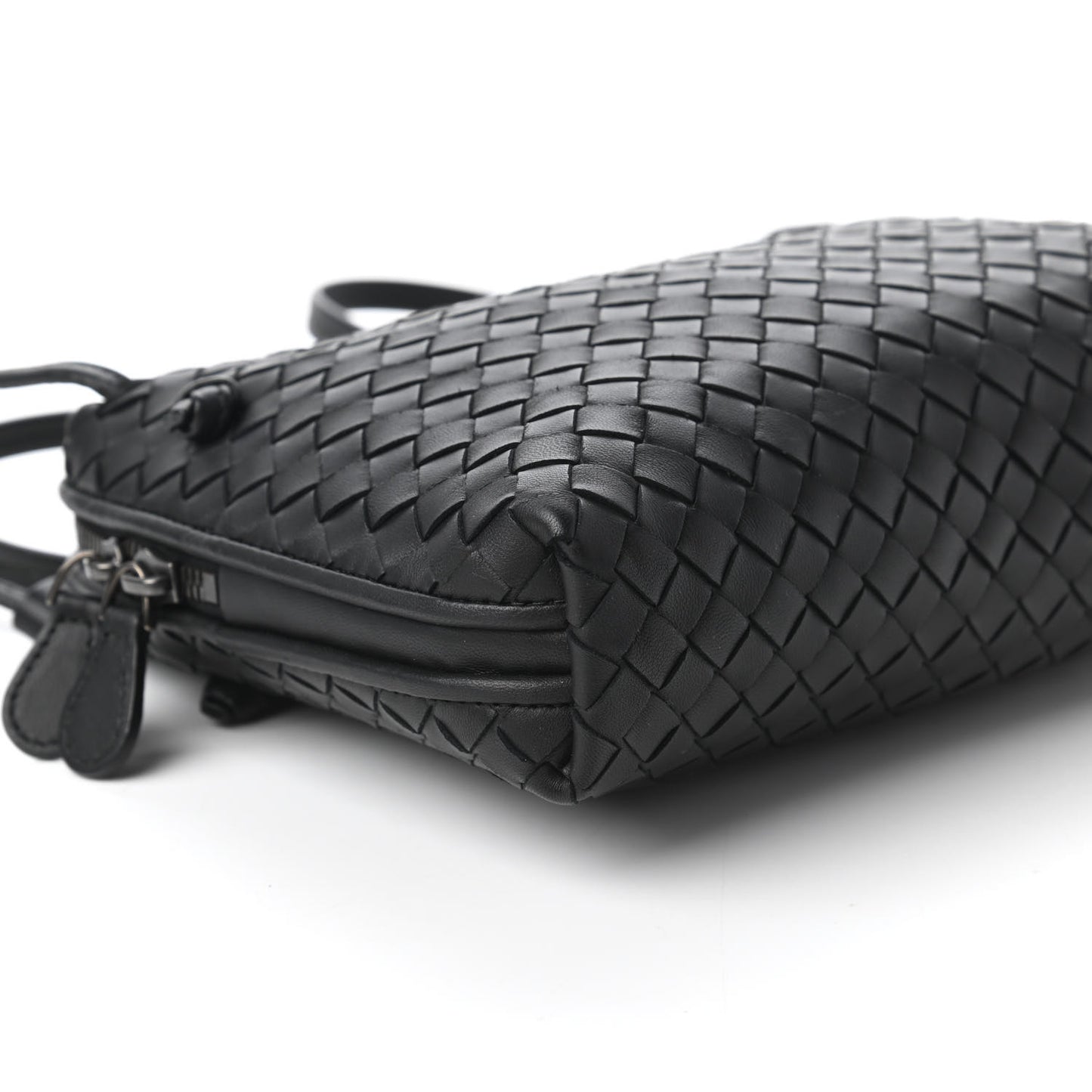 Nappa Intrecciato Nodini Bag Black