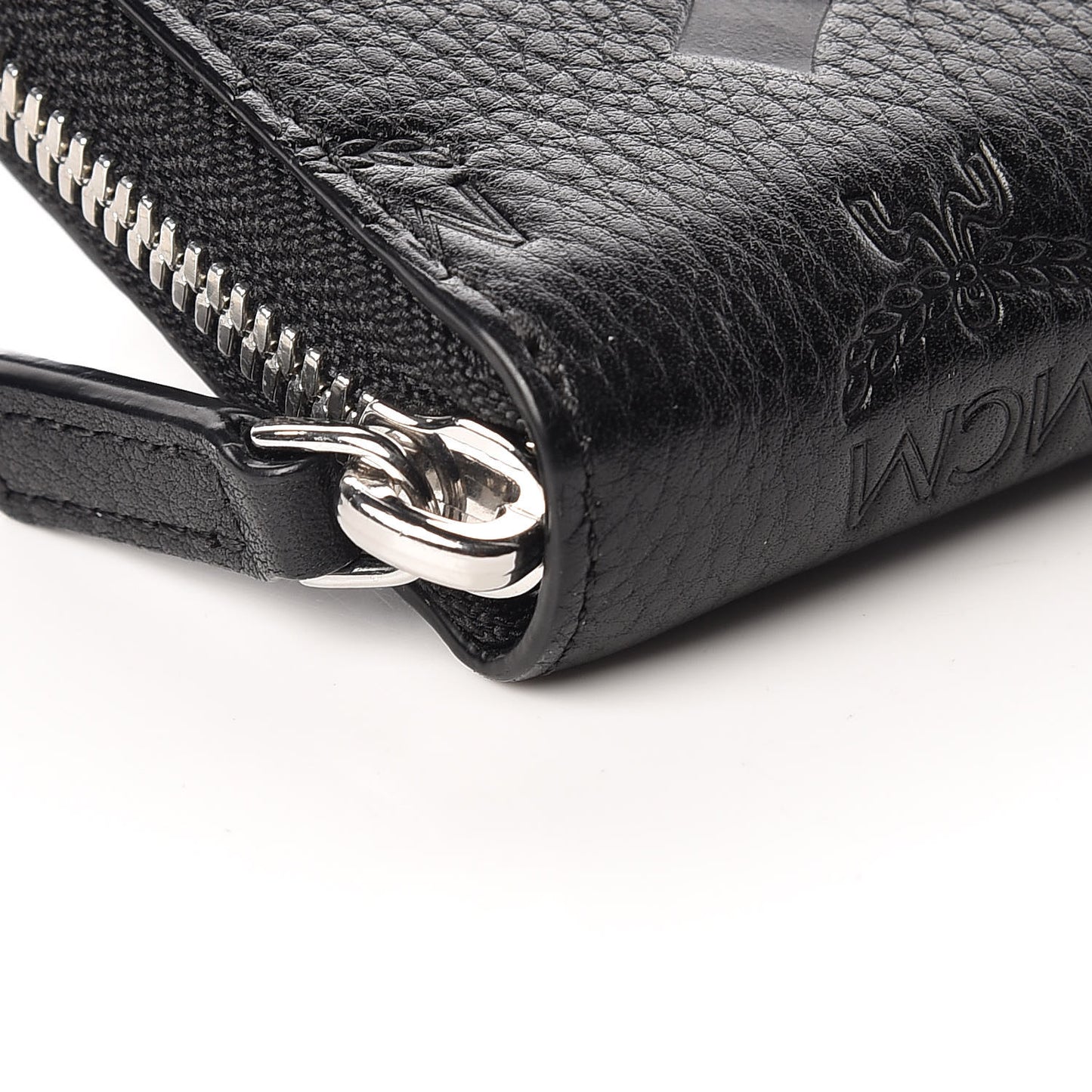 Calfskin Ottomar Monogram Klara Zip Wallet Black