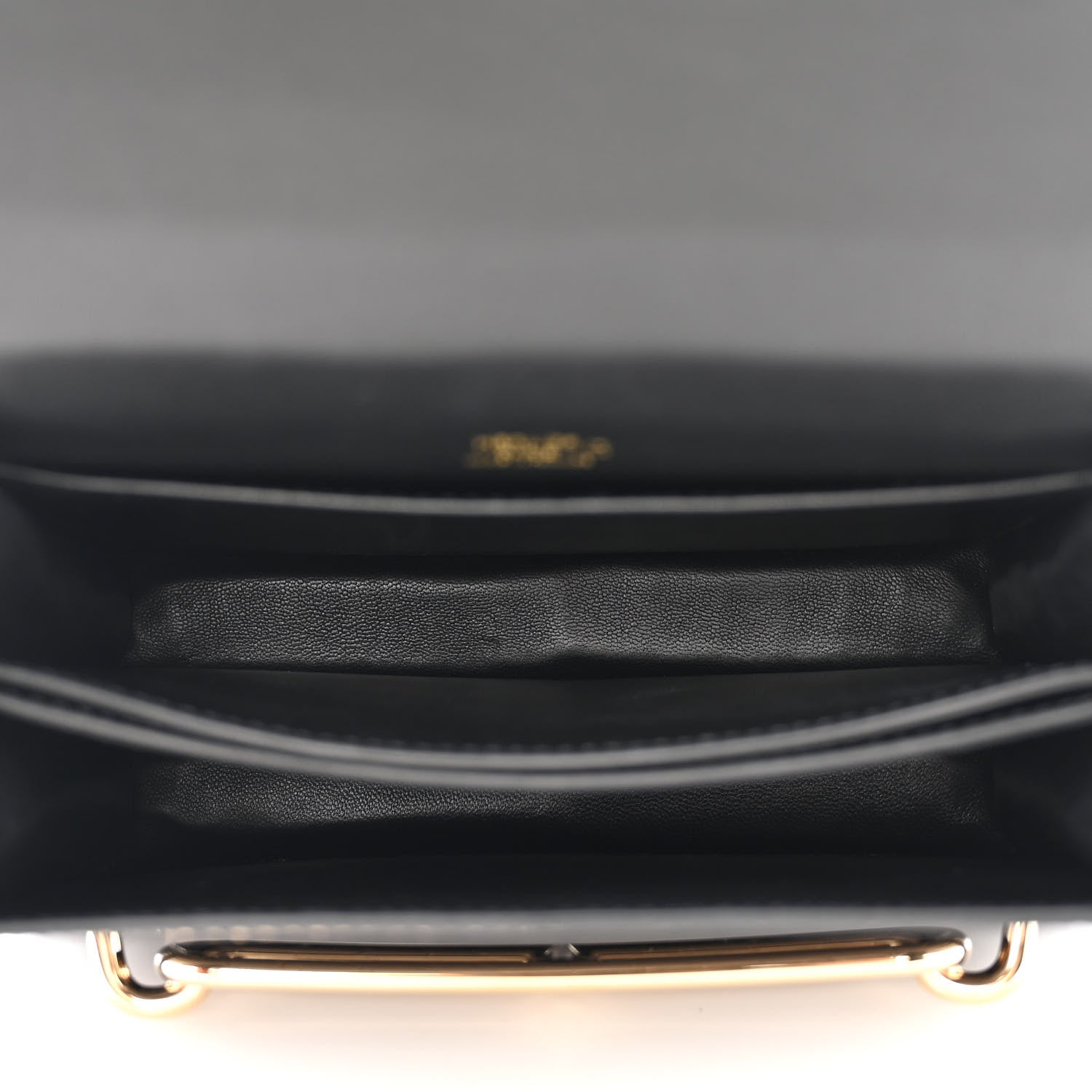 Hermes Shiny Alligator Mini Sac Roulis Black 5 of 11