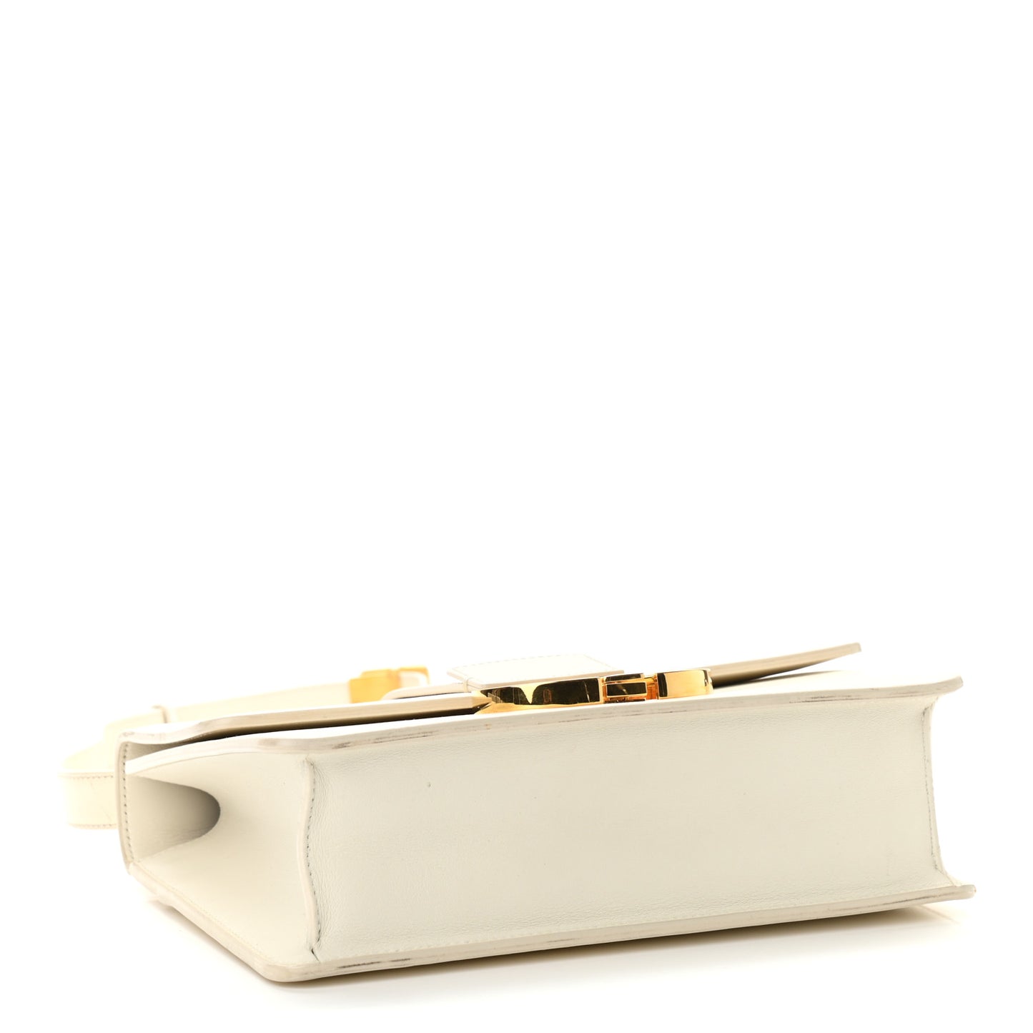 Box Calfskin 30 Montaigne Flap Bag Latte