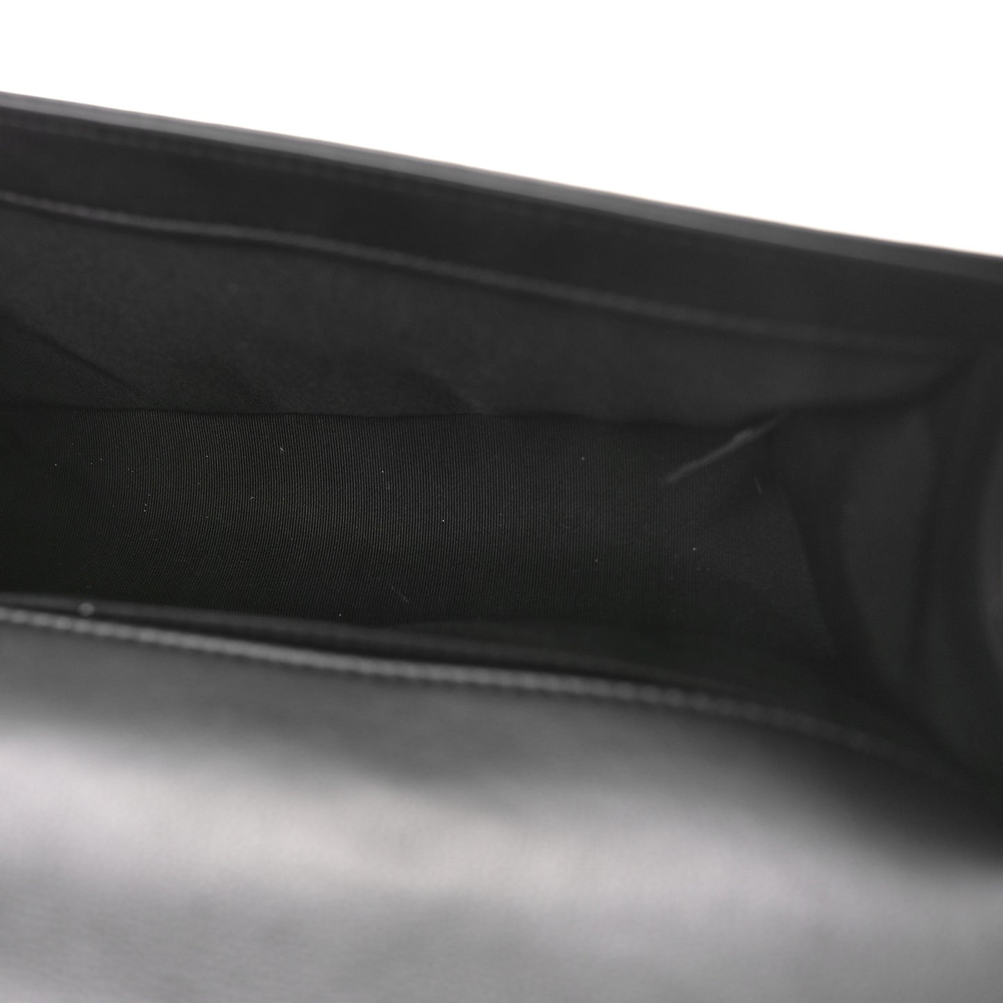 Lambskin Quilted Medium Boy Flap Black