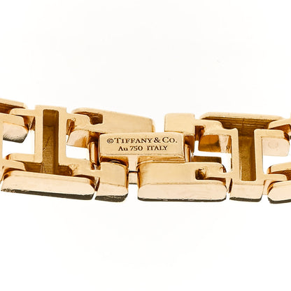 Tiffany 18K Yellow Gold Narrow T True Bracelet 3 of 5