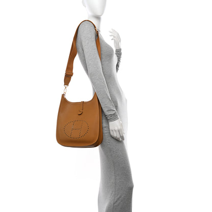 Hermes Taurillon Maurice Evelyne III PM Sesame 2 of 11