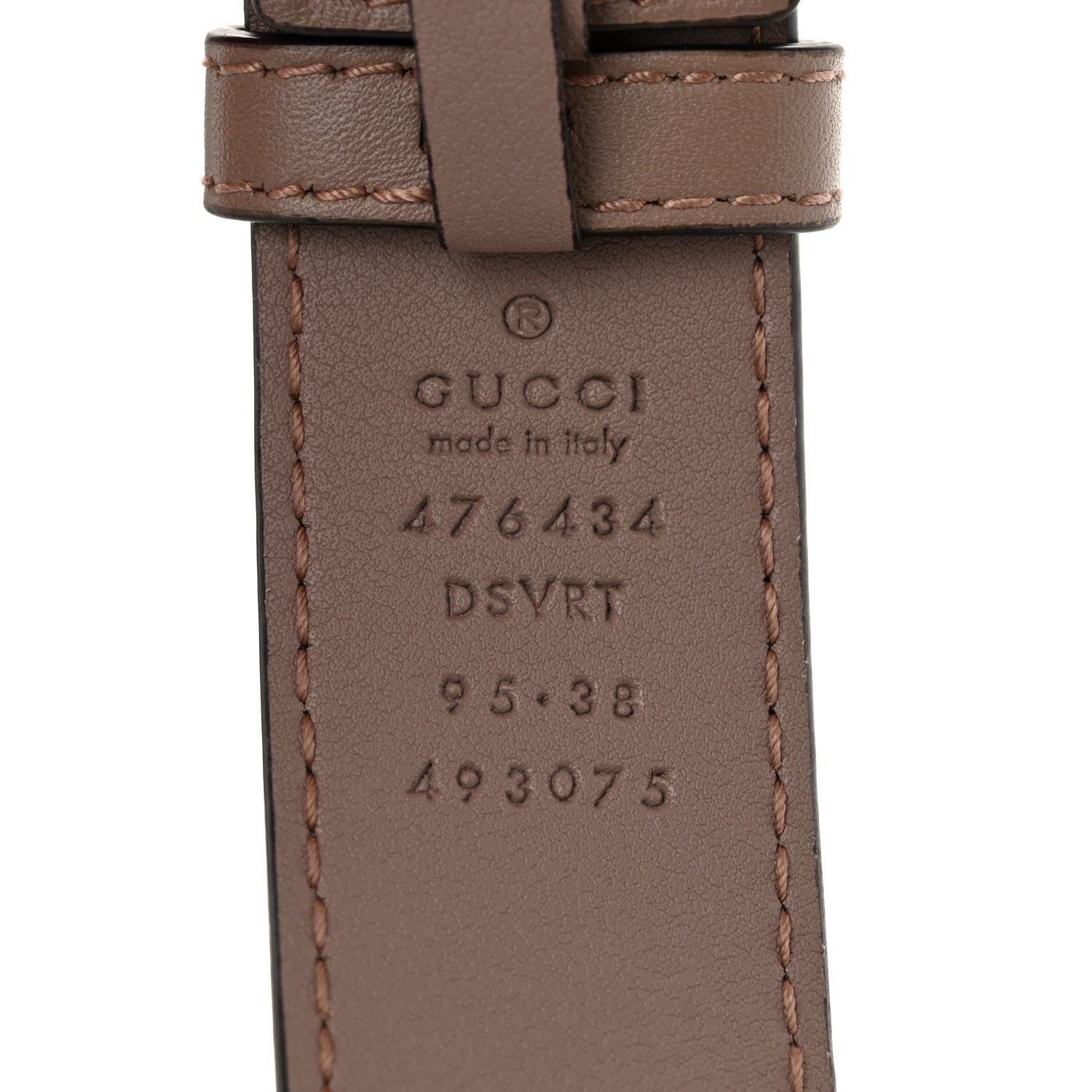 Gucci Calfskin Matelasse GG Marmont Belt Bag 95 38 Porcelain Rose 8 of 11