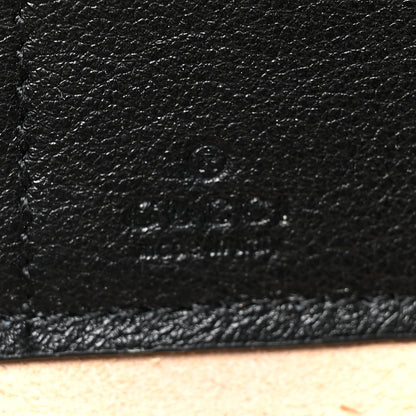 Gucci Wonka Grain Calfskin GG Monogram Star Embossed GG Top Handle Phone Case Black 7 of 10