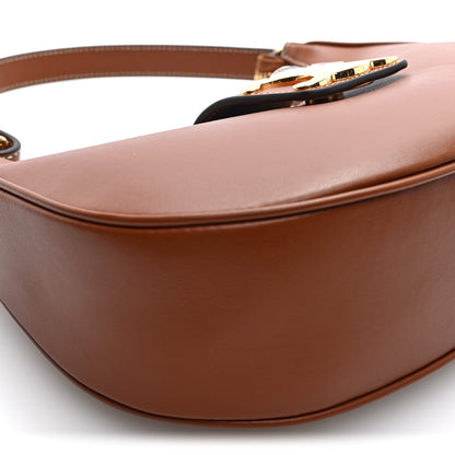 Celine Smooth Calfskin Medium Strap Ava Triomphe Shoulder Bag Tan 7 of 9