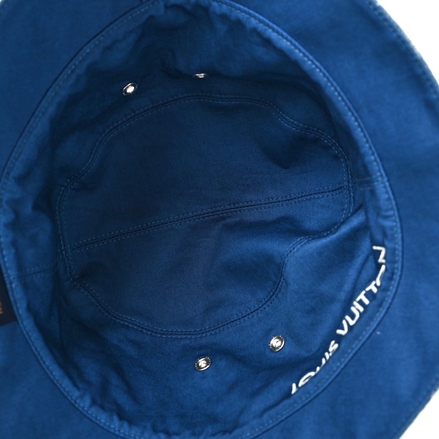 Monogram Denim Transformable Bob Bucket Hat 62 Blue