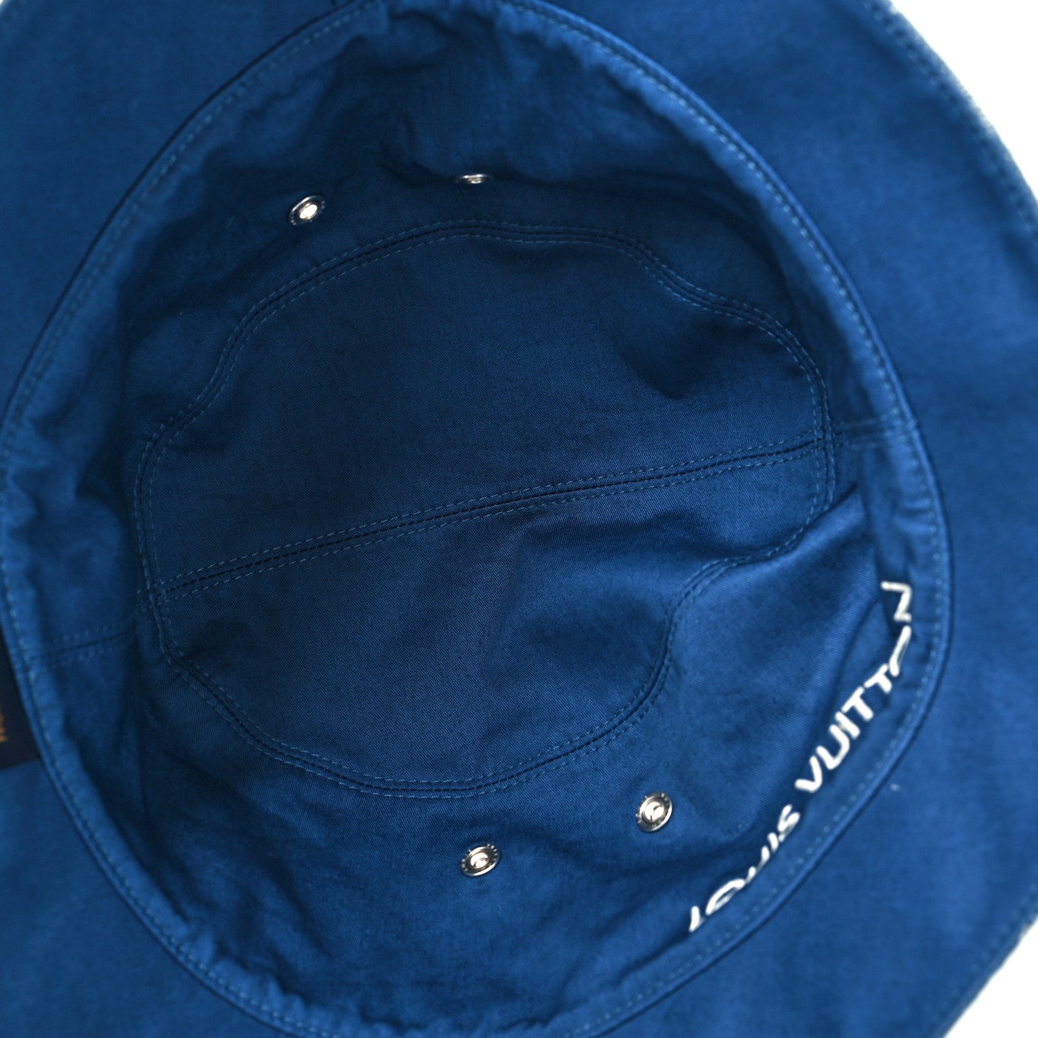 Louis Vuitton Monogram Denim Transformable Bob Bucket Hat 62 Blue 7 of 8