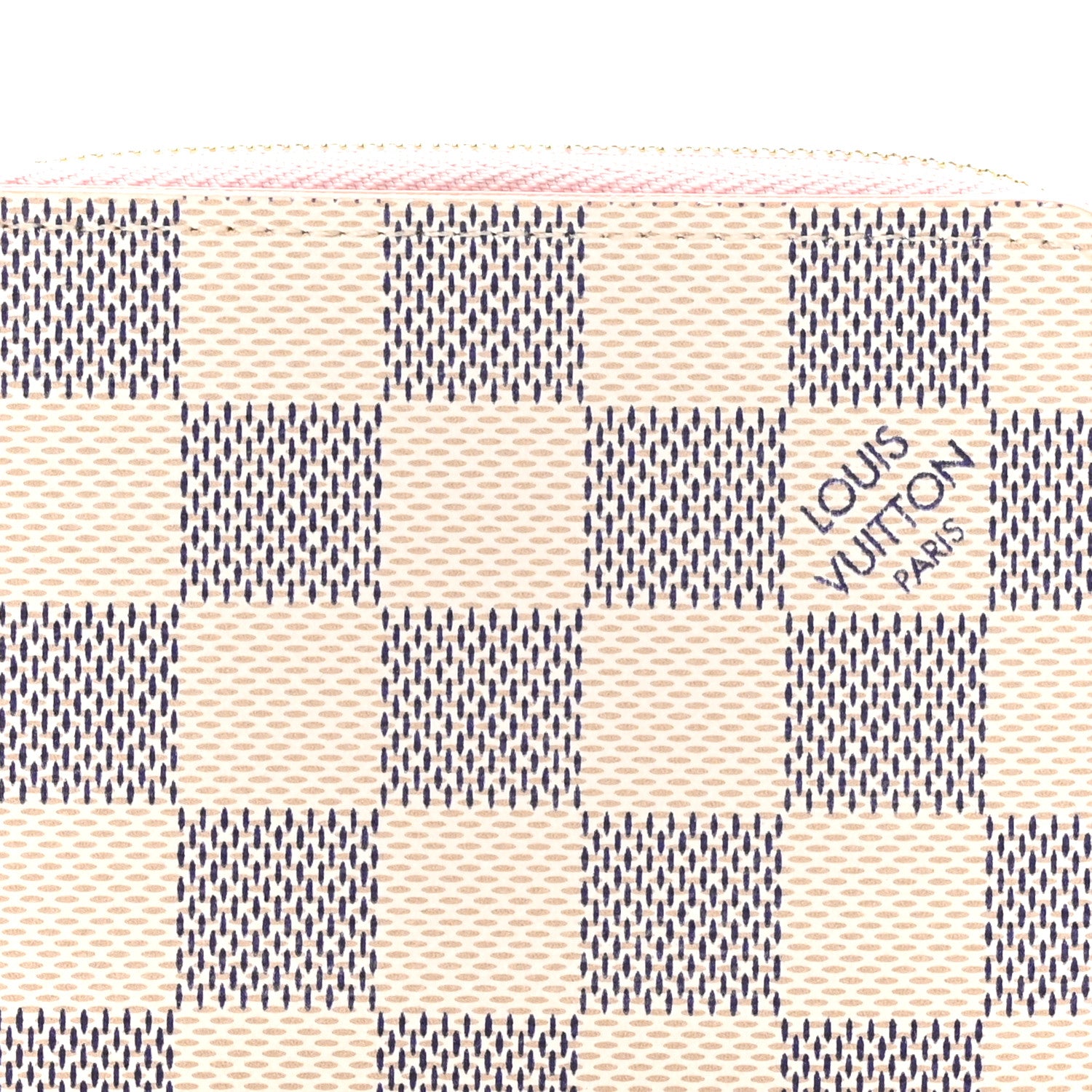 Louis Vuitton Damier Azur Zippy Coin Purse Rose Ballerine 7 of 8
