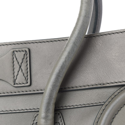 Celine Smooth Calfskin Mini Luggage Grey 14 of 14