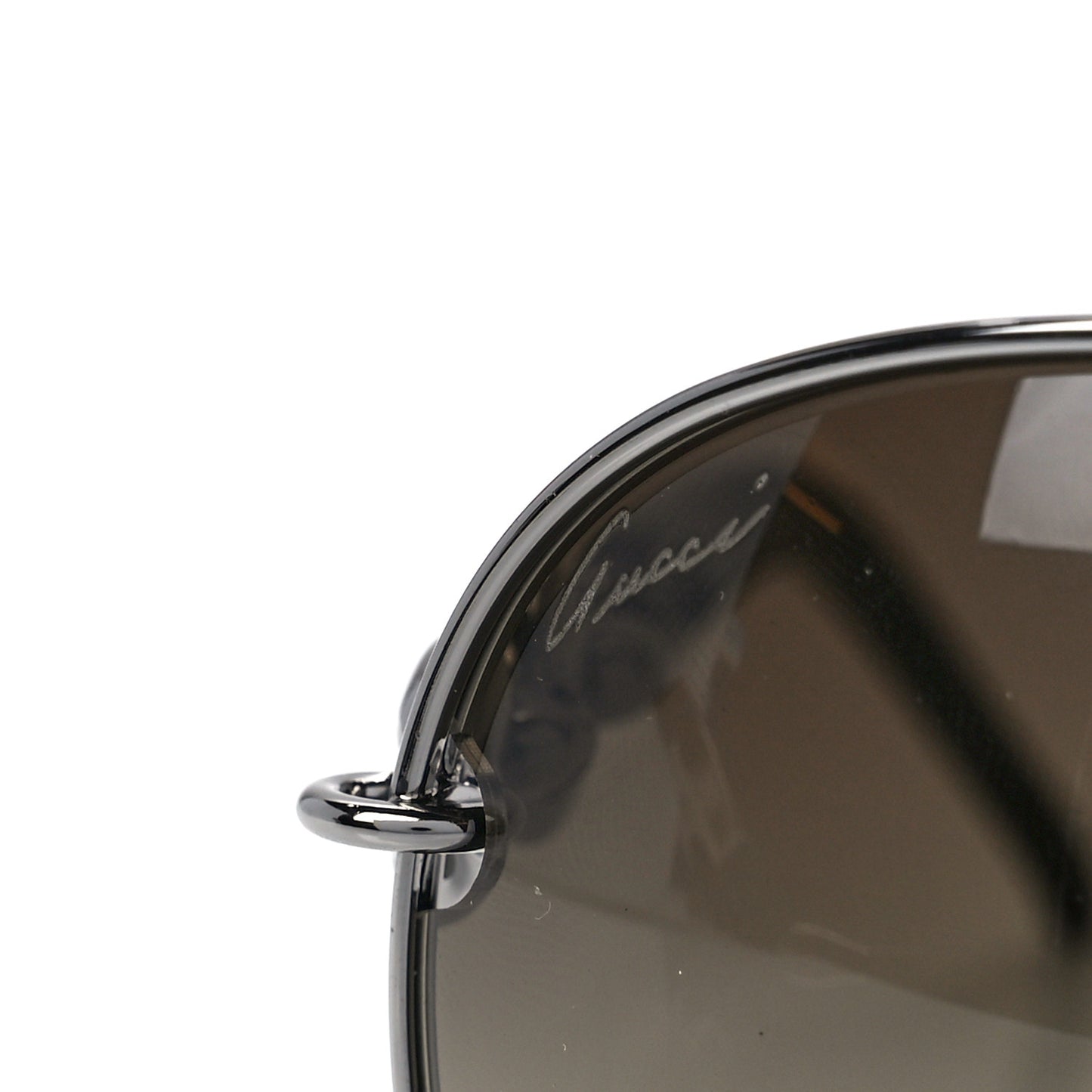 Marina Chain Aviator Sunglasses GG 4225/S Silver Black