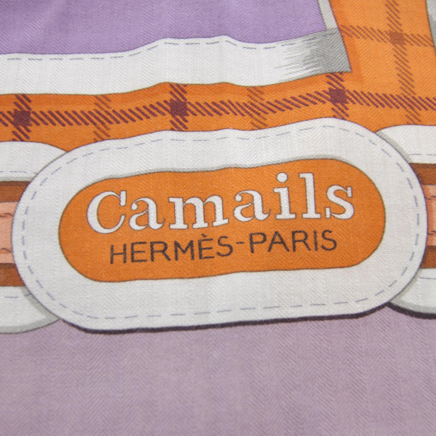 Hermes Cashmere Silk Camails Shawl 140 3 of 6