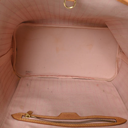 Louis Vuitton Damier Azur Neo Neverfull MM Rose Ballerine 6 of 15