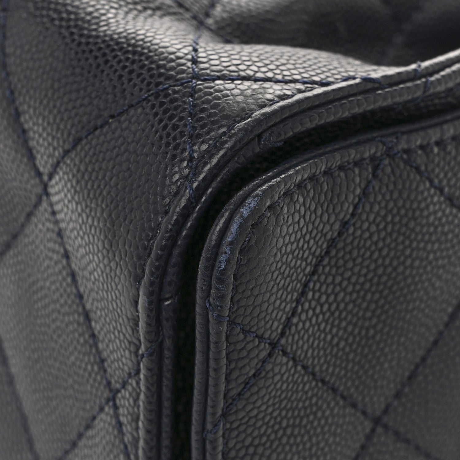 Chanel Caviar Quilted Small Chanel 25 Handbag Dark Navy 11 of 11