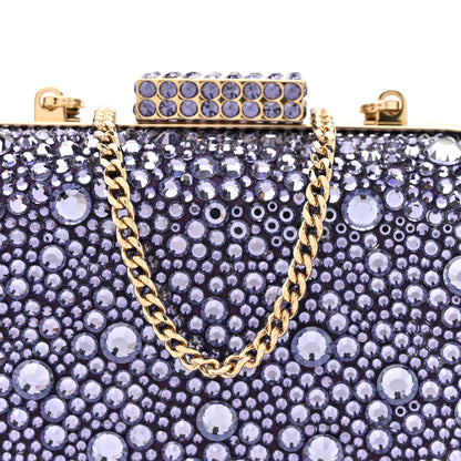 Jimmy Choo Crystal Micro Cloud Clutch Purple 7 of 9