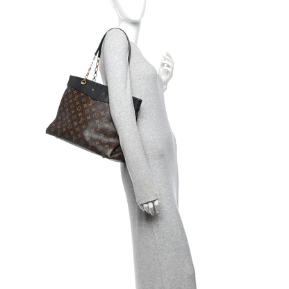 Louis Vuitton Monogram Pallas Shopper Black 2 of 9