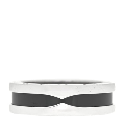 Bulgari Sterling Silver Ceramic Save The Children One-Band Ring 56 7.5 3 of 6