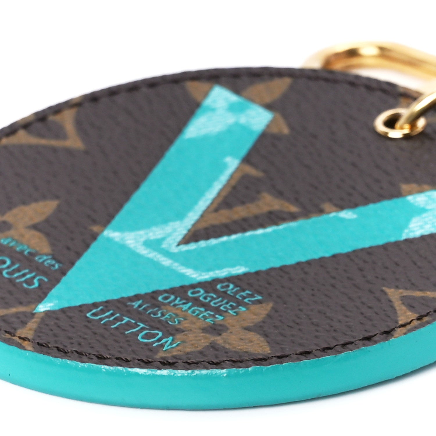 Louis Vuitton Monogram Illustre V Bag Charm Key Ring 9 of 9