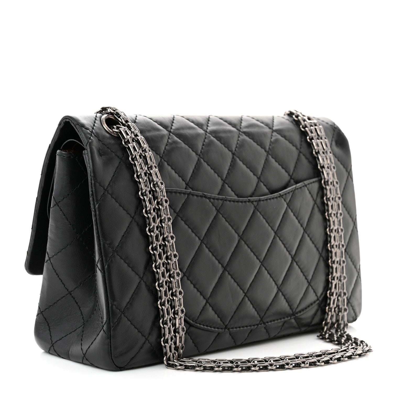 Chanel Aged Calfskin Quilted 2.55 Reissue 226 Flap Black 3 of 10