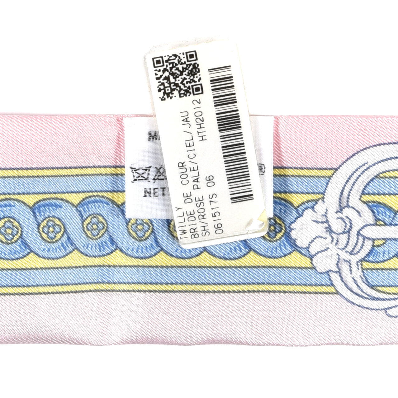 Hermes Silk Bride De Cour Twilly Rose Pale Ciel 4 of 4