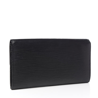 Louis Vuitton Epi Sarah Wallet Black 3 of 8