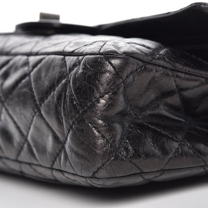 Chanel Metallic Aged Calfskin Quilted 2.55 Reissue 227 Flap Dark Silver 10 of 18
