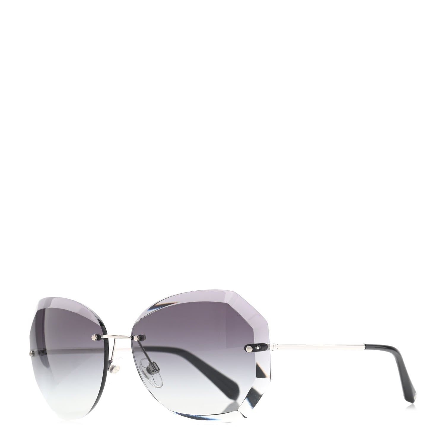 Chanel Metal Spring Round Sunglasses 4220 Silver 1 of 8