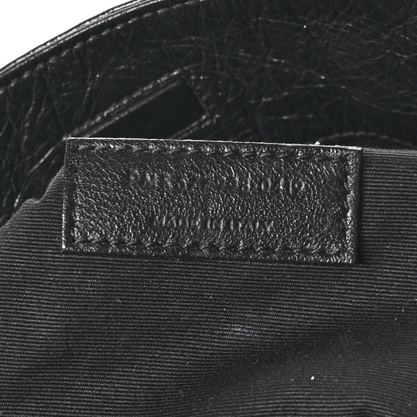Crinkled Calfskin Matelasse Monogram Large Niki Shopper Tote Black