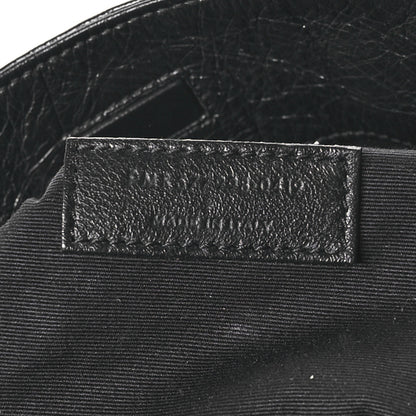 Saint Laurent Crinkled Calfskin Matelasse Monogram Large Niki Shopper Tote Black 7 of 10