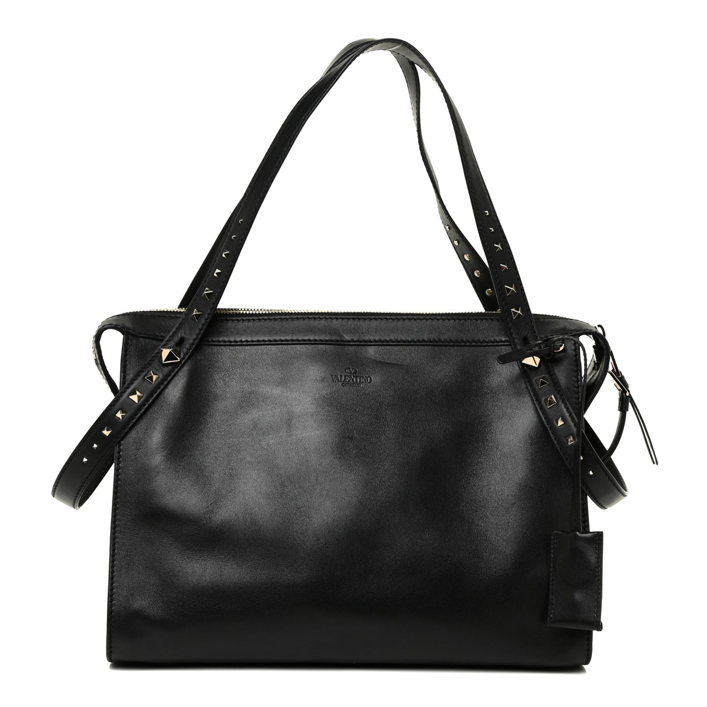 Vitello Lovestud Shoulder Bag Black
