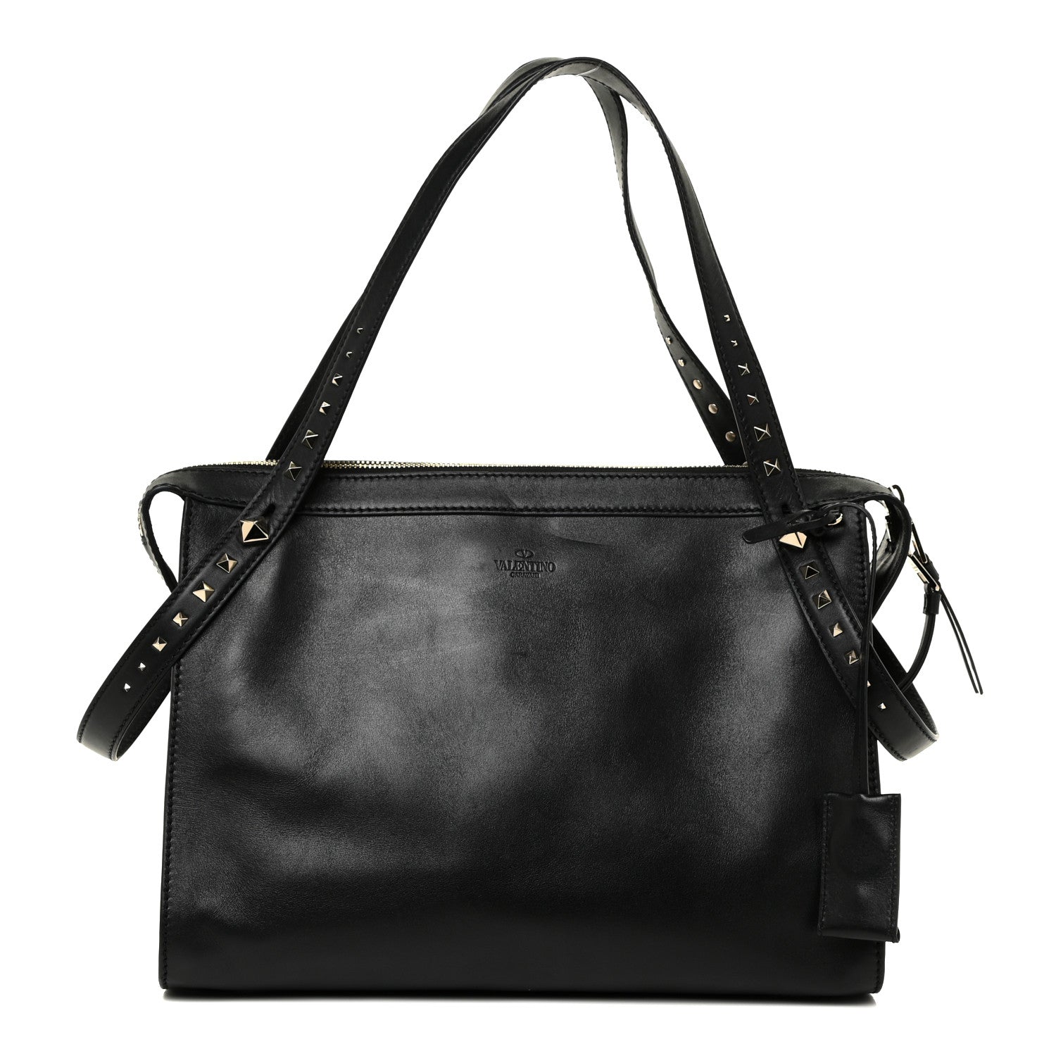 Valentino Garavani Vitello Lovestud Shoulder Bag Black 1 of 19