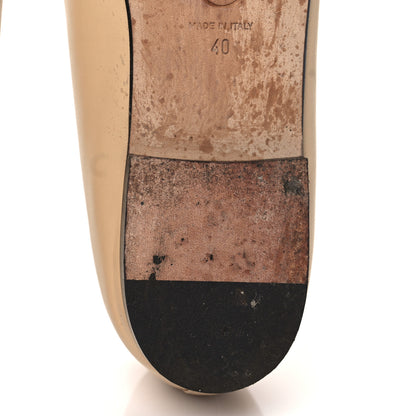 Chanel Lambskin Cap Toe CC Ballerina Flats 40 Beige Black 12 of 13